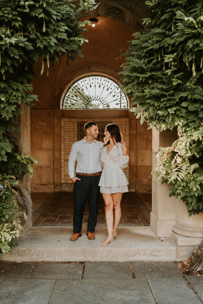 English walled garden couples portraits at The George Eastman House