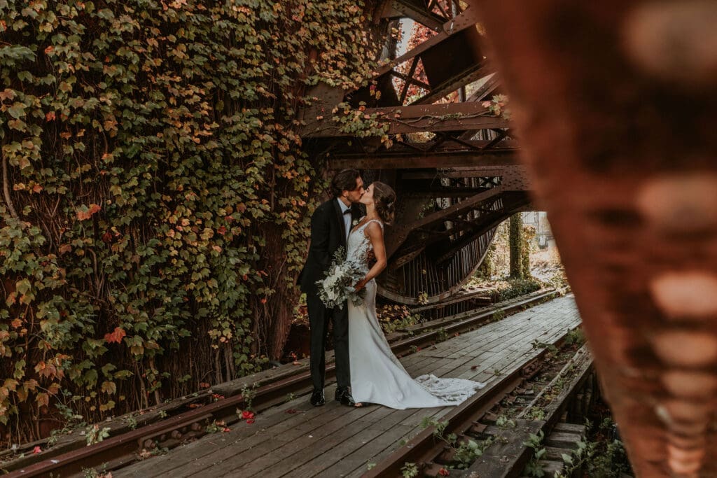 Downtown Cleveland wedding portraits