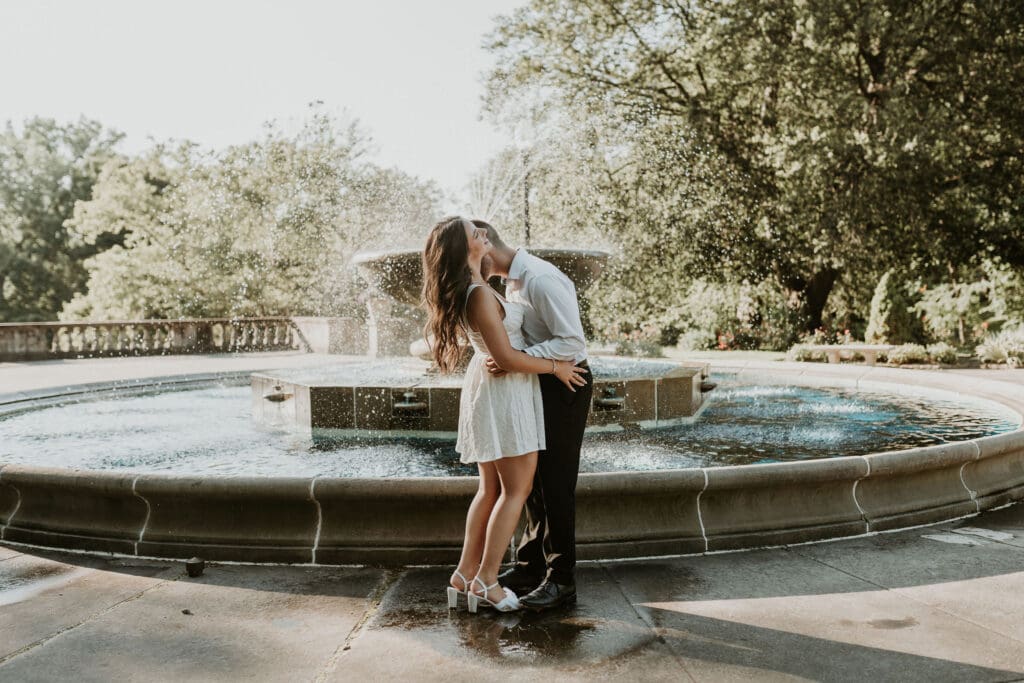Cleveland Cultural Gardens Engagement Photos
