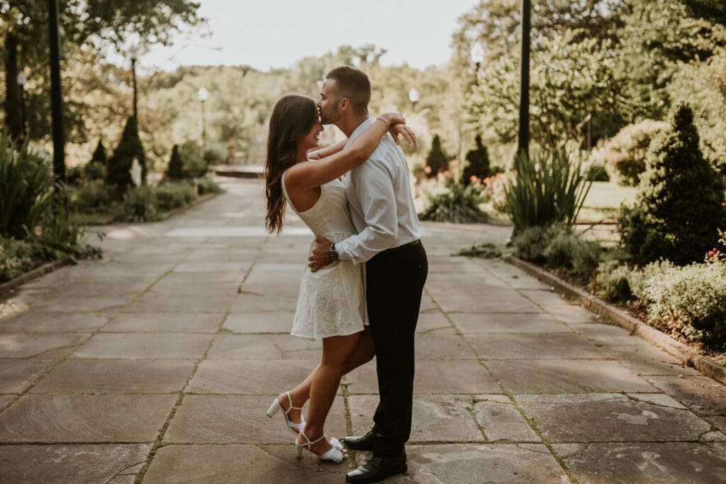 Cleveland Cultural Gardens Engagement Photos